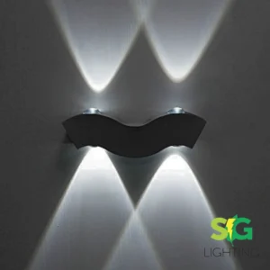 APLIQUE DE PARED DE OLA NEGRO