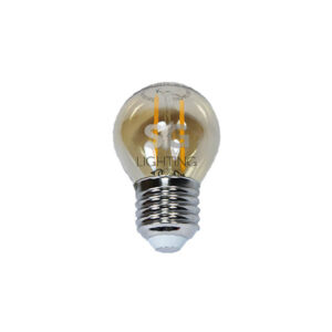 BOMBILLO LED DECORATIVO G45 4W LUZ CALIDA