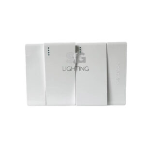 INTERRUPTOR DOBLE BLANCO LUXURY