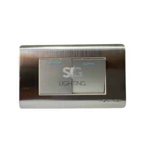 INTERRUPTOR DOBLE SATIN LUXURY