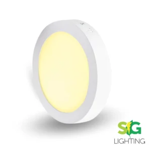 PANEL LED 18W SOBREPONER 3000K REDONDA LUZ CALIDA