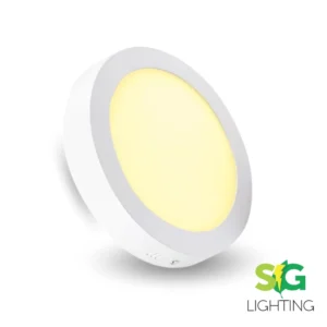 PANEL LED 24W SOBREPONER 3000K REDONDA LUZ CALIDA