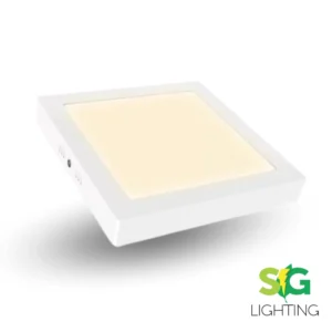 PANEL LED 18W SOBREPONER 3000K CUADRADO LUZ CALIDA