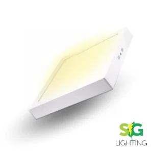 PANEL LED 24W SOBREPONER 3000K CUADRADO LUZ CALIDA