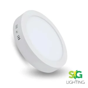 PANEL LED 18W SOBREPONER 6500K REDONDA LUZ BLANCA