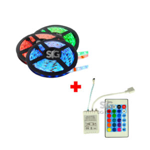 CINTA LED RGB + CONECTOR + CONTROL