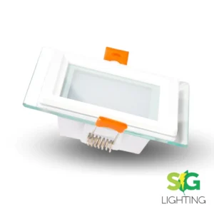 PANEL LED BORDE VIDRIO 24W INCRUSTADO 3 TONOS CUADRADO