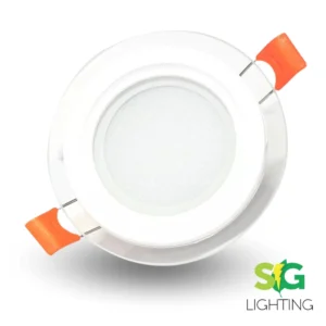 PANEL LED BORDE VIDRIO 12W INCRUSTADO 3 TONOS REDONDO