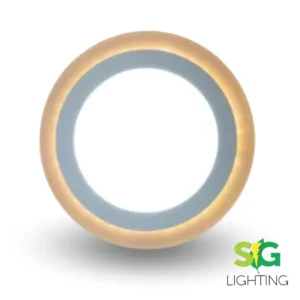 PANEL LED BORDE CÁLIDO 3+3 INCRUSTADO REDONDO