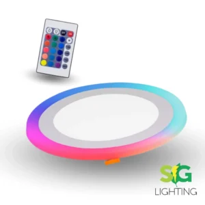 PANEL LED BORDE RGB 12+4 INCRUSTADO REDONDO
