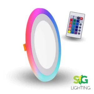PANEL LED BORDE RGB 6+3 INCRUSTADO REDONDO