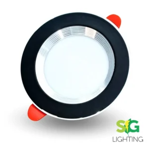 PANEL LED SATíN NEGRO 18W INCRUSTADO LUZ BLANCA