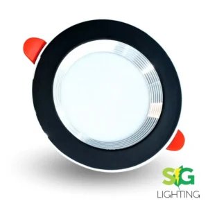 PANEL LED SATíN NEGRO 6W INCRUSTADO LUZ BLANCA