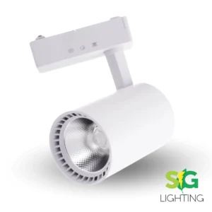 SPOT LED DE RIEL 30W CARCAZA BLANCA