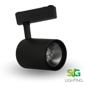 SPOT LED DE RIEL 30W CARCAZA NEGRA