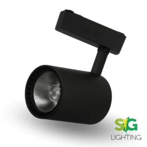 SPOT LED DE RIEL 20W CARCAZA NEGRA