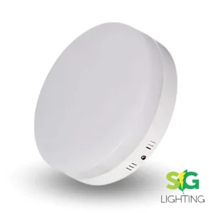 PANEL LED TIPO PASTEL 18W SOBREPONER  REDONDO LUZ CÁLIDA