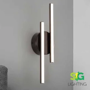 APLIQUE DE PARED NEGRO O PLATEADO: Hermes (bioled)