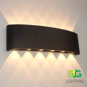 APLIQUE DE PARED NEGRO 6 LUCES: 0481312WCA (DL)