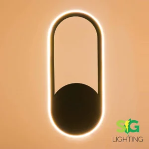 APLIQUE DE PARED NEGRO: Baco (bioled)