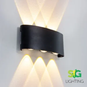 APLIQUE DE PARED NEGRO 3 LUCES: 048136WCA (DL)