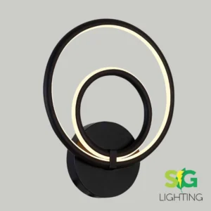 APLIQUE DE PARED NEGRO: Ceres (bioled)