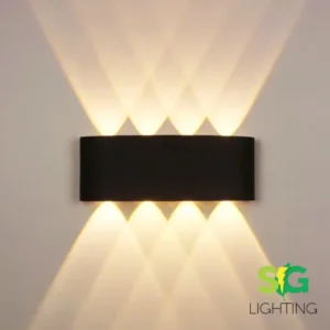 APLIQUE DE PARED NEGRO 4 LUCES: 048138WBL (DL)