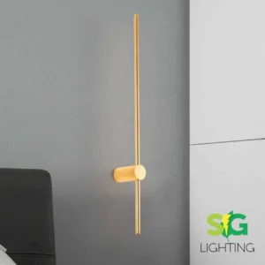 APLIQUE DE PARED DORADO: Asser (bioled)