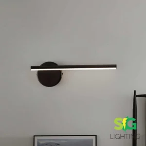 APLIQUE DE PARED NEGRO: Frigg (bioled)