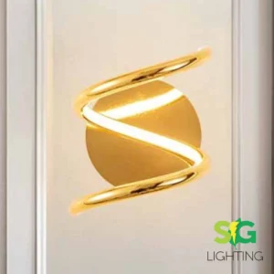 APLIQUE DE PARED DORADO O NEGRO: Grial (bioled)