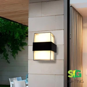 APLIQUE DE PARED CUADRADO NEGRO : 0423012X5WCA (DL)