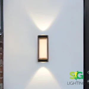 APLIQUE DE PARED CYBER CUADRADO NEGRO : DL495 (DL)